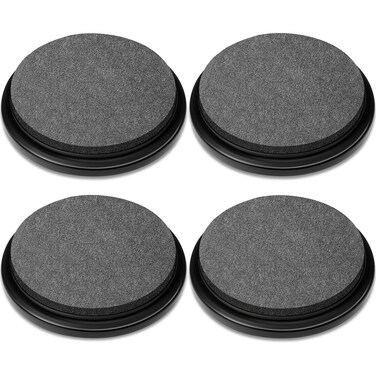 Wenqik 4 Pieces Padded Bucket Lid Seat 5 Gallon Bucket Seat Lid Black Padded Bucket lid Bucket seat with Soft and Thick Cushion for Outdoor Sport Skiing Camping Fishing Indoor not Include Bucket