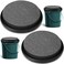 Wenqik 2 Pieces Padded Bucket Lid Seat 5 Gallon Bucket Seat Lid Black Padded Bucket lid Bucket seat with Soft and Thick Cushion for Outdoor Sport Skiing Camping Fishing Indoor not Include Bucket