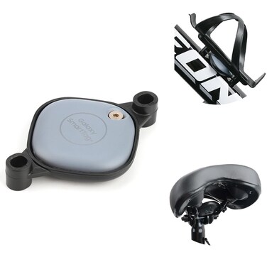 Smarttag + Bike Mount Hidden Tracker Holder Bicycle Water Bottle Cage Bracket Protective Case Anti-Lost Compatible with Samsung Smart Tag Plus