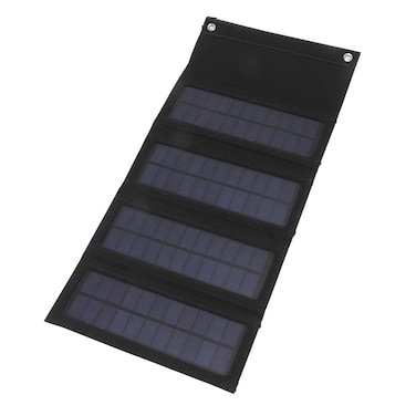 Jeanoko 1PCS 40W Foldable Solar Panel Charger, Low Light Solar Panel, High Conversion Efficiency for Backpacking for Camping,Portable Solar Panel Kit(Black)