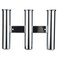 NovelBee 3 Tube Boat Fishing Rod Holder,316 Stainless Steel Fishing Rod Rack for Marine Boat Yacht
