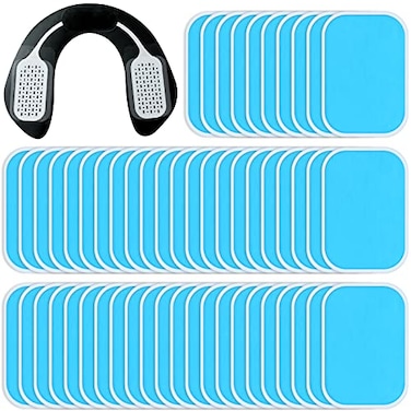 Hungdao 100 Pcs 50 Packs Gel Pads for ABS Stimulator ABS Trainer Replacement Gel Sheet ABS Gel Pads Muscle Stimulator Pads for Abdominal Muscle Trainer AB Workout Toning Belt