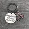 Sportybella Figure Skating Keychain, Ice Skating Jewelry, She Believed She Could So She Did Skate Charm Key Ring - Figure Skating Gifts