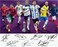 Ikonic Fotohaus Cristiano Ronaldo Lionel Messi Neymar Jr Kane Pedri Mbape Soccer Superstars Signed Photo Autograph Print Wall Art Home Decor