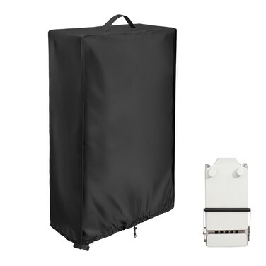 Rilime Cover for Pilates Reformer,Waterproof Dustproof Reformer Pilates Machine Cover,420D Foldable Pilates Reformer Machine Cover with Windproof Drawstring for Home Gym Indoor-25 L x 15" W x 45" H