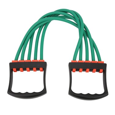 Chest Expander,Chest Expander Portable Sturdy Ergonomic Elastic Detachable Arm Strength Trainer