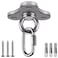 Dolibest Ceiling Anchor, Ceiling Mount Bracket with Carabiner for Yoga Swing Suspension Mount Resistance Band Wall Anchor for Body Weight Strength Training Systems, 1100LB