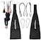 PULLUP &amp; DIP Ab Straps, Premium Abdominal Slings for Abdominal Training, Padded Workout Straps for Crunches, Hanging, Leg Raise, Set of 2 Ab Slings for Pull-Up and Chin-Up Bar