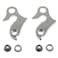 RLECS 2pcs MTB Road Cycling Bicycle Bike Rear Gear Tail Hook with Nuts Derailleur Hanger Universal Transmission Rack Bicycle Rack