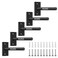 MIUONO Weight Plate Rack, Wall Mount Weight Plate Holder for 1" Plates, 5 Pack Weight Storage Racks Home Gym Organizer