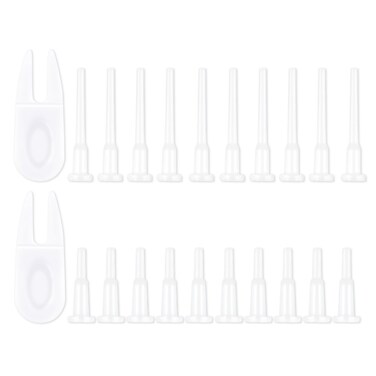 AHQiZFX 22PCS Exercise Ball Plug Replacement Kit, Yoga Ball Fitness Exercise Ball Air Stopper Plug Pin Adapter Kit for Fitness Exercise Ball Inflatable Bed Pool