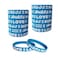 TSYMINQC 50pcs Blue Ribbon Silicone Wristbands Blue Awareness Bracelets prostate cancer Awareness Wristbands