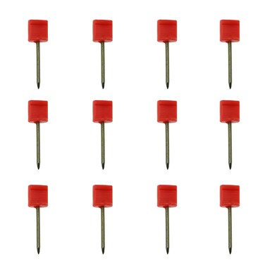 DGZZI 12PCS 66mm/2.59inch Archery Target Nail Archery Hunting Target Nail Pin Outdoor Sport Fastening Tool for Paper Hay EVA Foam Target