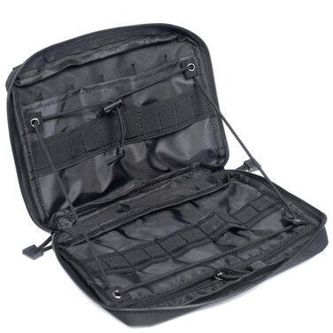 Azarxis First Aid Pouch, Tactical MOLLE Rip-Away EMT Medical IFAK Utility Bag Emergency Survival Gear for Hiking Camping Trekking Hunting Outdoor Activities (Black)