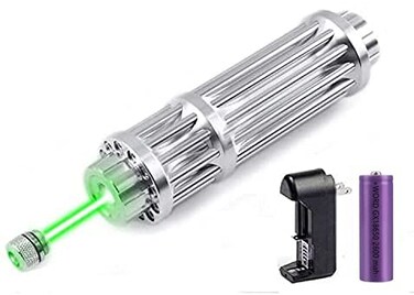 Dinsom Tactiacl Green Outdoor Lighting Equipment with Adjustable Focus and Multi Patterns for Camping,Hiking,Hunting,Fishing