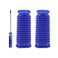 Replacement Lower Duct Hose Compatible with Dyson V6 V7 V8 V10 V11 V15 Vacuum Cleaner Attachments, Soft Roller Blue Hose, Flexible Soft Rubber Tube (2PCS)