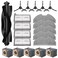 WYWY.Wide 20PCS Parts Compatible with eufy X8 Pro/ X8 Pro SES Robot Vacuums Replacement Parts, 5 Dust Bags, 5 Mop Cloth Pads, 5 Side Brushes, 4 HEPA Filters, 1 Main Brush, X8 Pro Accessories Kits