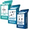 3 Pack - Dumbbell, Bodyweight &amp; Yoga Pose Exercise Cards - Fitness Workout Playing Cards