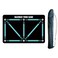 ZVCXOE Football Footstep Training Mat, Silent Shock Absorption Training Mat,Anti-Skid Soccer Footwork Soccer Training Equipment for Kids,Ball Mastery Mat Soccer Gift for Soccer Enthusiasts