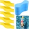 Blueweenly 6 Pcs Rubber Pulling Ankle Strap and Swim Buoy Pull Buoy Swim Training Swimming Ankle Bands Swimming Gear for Legs Swimming Training Equipment Accessories for Kids Adults Beginners