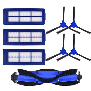 Neutop Replacement Parts Compatible for eufy Robovac 11S Max,15C Max, G10, G20, G30, G30 Edge/Hybrid, Accessories with 1 Rolling Brushes Rollers 3 HEPA Filters 4 Side Brushes