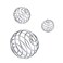 3 Pcs Shaker Ball Whisk, Stainless Steel Shaker Ball 3 Sizes Mixing Ball Protein Mixer Shaker Bottle Cup Wire Whisk