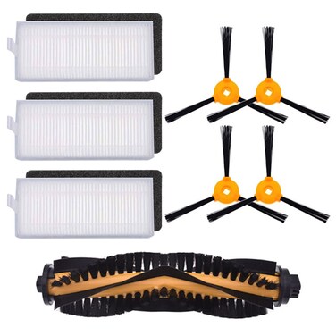 Neutop Replacement Accessories Kit Compatible for Ecovacs Deebot N79S N79 DN622 DN622.11 DN622.31 N79W N79se and Deebot 500 DC3G Robot Vacuum with 1 Roller Brush 3 Filter Sets 4 Side Brushes.