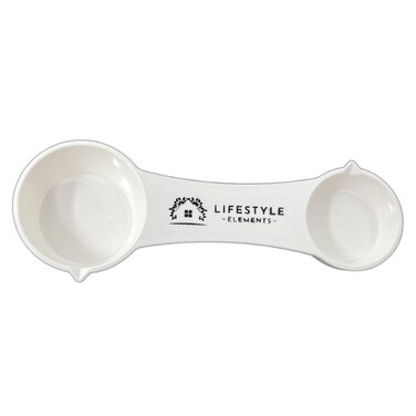 All In One Measuring Spoon Includes 1 Tbsp 1 Tsp 1/2 Tsp 1/4 Tsp Measures Plastic Measuring Spoons Use for Dry Ingredients or Liquids Durable Rugged Dishwasher Safe Made in USA Versatile Kitchen Tool
