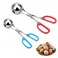 Kanlpeia Meatball Maker 2 PCS Non-Stick Meatball Maker (1.38" &amp; 1.89") With Removable Non-Slip Handle, Meat Baller Tongs, Meatball Maker Tool, Cake Pop Roller