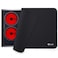 FLASLD Fireproof and Waterproof Stove Top Covers, 21&times;29.5 inch Electric Glass Top Stove Cover - Ceramic Glass Cooktop Protector for Flat Top Oven, Black