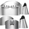 4PCS Finger Guard for Cutting Vegetables, Stainless Steel Finger Protector, Thumb Guard Peelers for Onion Holder Slicer Kitchen Tool Avoid Hurting When Slicing and Chopping