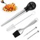 Stainless Steel Turkey Baster, Turkey Basters for Cooking, Turkey Baster Sets -Syringe, 2 Detachable Marinade Injector Needles, Cook and Cleaning Brush, for Flavor Meat Poultry, Beef &amp; Chicken Cooking