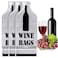3 Set Wine Bags for Travel, Reusable Wine Bottle Travel Protector Bags, Wine Bottle Protector Sleeve, Leak Proof Wine Travel Bags for Airplane Car Cruise