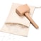 Boao 2 Pieces Ice Crusher Lewis Bag Summer Mallet Canvas Bag Crushed Maker Reusable Bag Ice Crusher Wood Hammer for Bartender Bar Accessory