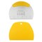 2 Pack Dough Scraper Stainless Steel Dough Cutter Plastic Bench Scraper for Baking, Dough, Bread, Cake