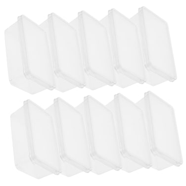 Mikinona 10pcs Boxes tiramisu box to go food containers clear cake holder bakery carrier packing disposable containers clear plastic containers cake container the pet portable deli box
