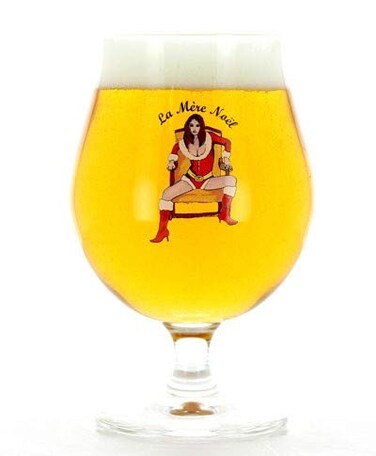 Huyghe Brewery La Mere Noel Glass