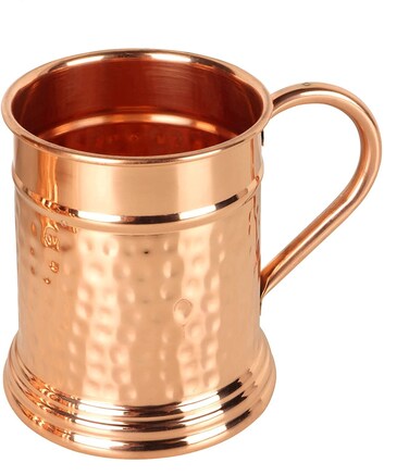 JYPR Hammered Moscow Mule Copper Mug   Handcrafted 100% Pure Copper Cup   Large 22 Oz Tankard Beer Stein   Keeps Drinks Chilled Longer   Best Gift - Perfect For Moscow Mules