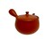 Japanese Kyusu tokoname Red Clay Teapot 12.3 fl.oz. Flower-Shaped JINSUI from Japan
