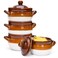 Vumdua French Onion Soup Bowls with Lids and Handles, 16 oz Ceramic Soup Crocks for Chilli, Cereal, Cereal, Pot Pies - French Onion Soup Crocks, Oven, Broil &amp; Dishwasher Safe, Set of 4