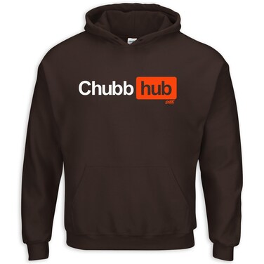 Smack Apparel Chubb-Hub T-Shirt for Cleveland Football Fans (SM-5XL) (Brown Hoodie, XX-Large)