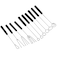 Stainless Steel Chocolate Dipping Fork Set for DIY Baking Supplies, Decorating Tool Set for Pralines Truffles Bakeware Kitchen (10 Pack)