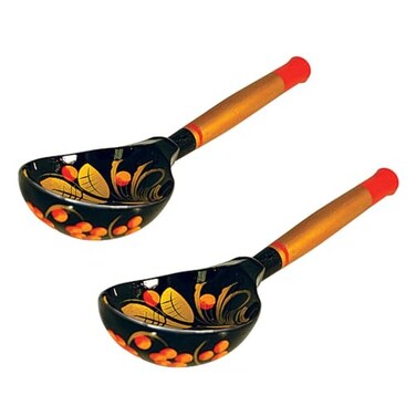 Wooden Tablespoon 'Khokhloma'
