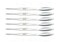 AKOAK 6 Pcs Seafood Tools,Double Headed 304 Stainless Steel Fork and Spoon for Crab and Lobster