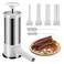 Rarxcvu Sausage Stuffer, Kitchen Homemade Sausage Machine with 4 Stuffing Tubes, Vertical Sausage Maker Fast Sausage Filling, 2.2LBS