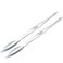 AKOAK 2 Pcs Seafood Tools,Double Headed 304 Stainless Steel Fork and Spoon for Crab and Lobster