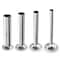 Saihisday 4Pcs Sausage Stuffing Tubes Stuffing Nozzles Stainless Steel Sausage Maker Tubes Sausage Stuffer Tubes for #5 Meat Grinder