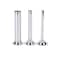 Stainless Steel Sausage Stuffing Tubes, MIATTCLD Grinder Stuffer Tubes Sausage Stuffer Funnels Replacement, Sausage Stuffer Filling Tube for Size 5 Meat Grinder Food Grinder, 3 Sizes