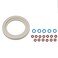 18Pack Pcs Set Kit, 1Pc 58mm Dual Boiler Group Head Gasket Seal And 17 O Ring Seal Set For Fit Breville Espresso Machine BES920 BES900 BES980 BES990