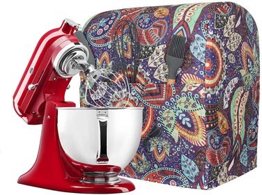 Mixer Cover, Stand Mixer Cover Compatible with 5-8 Quart Stand Mixer, Dust Cover with Pockets, Kitchen Mixer Accessories Fits for All Tilt Head &amp; Bowl Lift